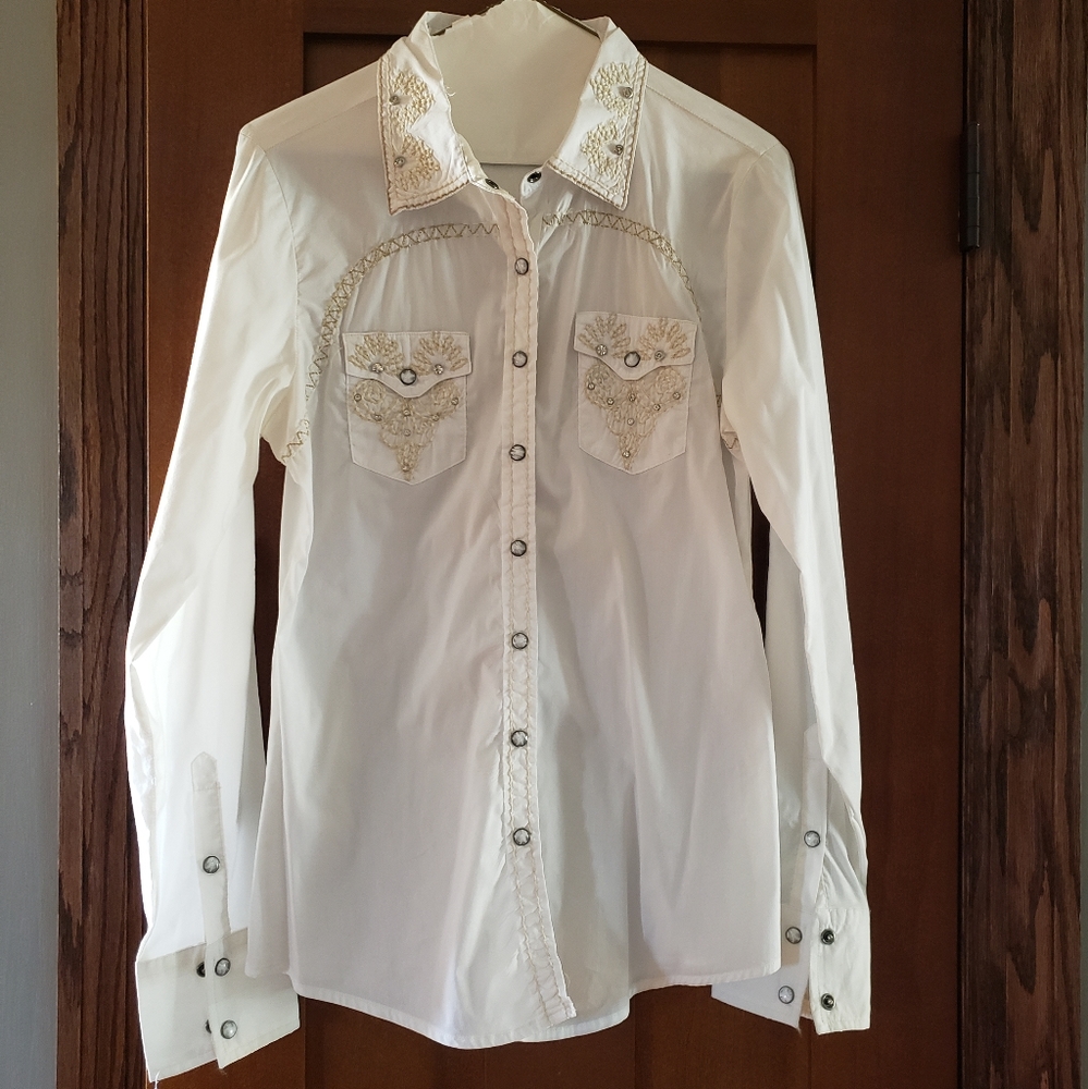 Ladies ROAR M blouse/shirt. Western style.